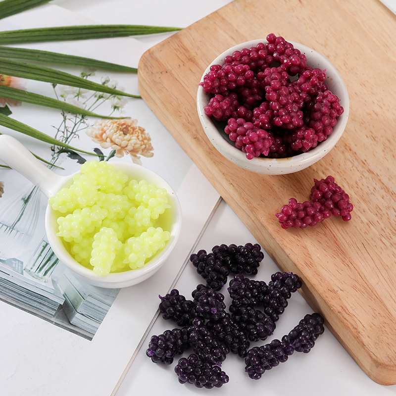 Kitchen Gadgets Green - 10pcs Mini Fake Grape Green Grape