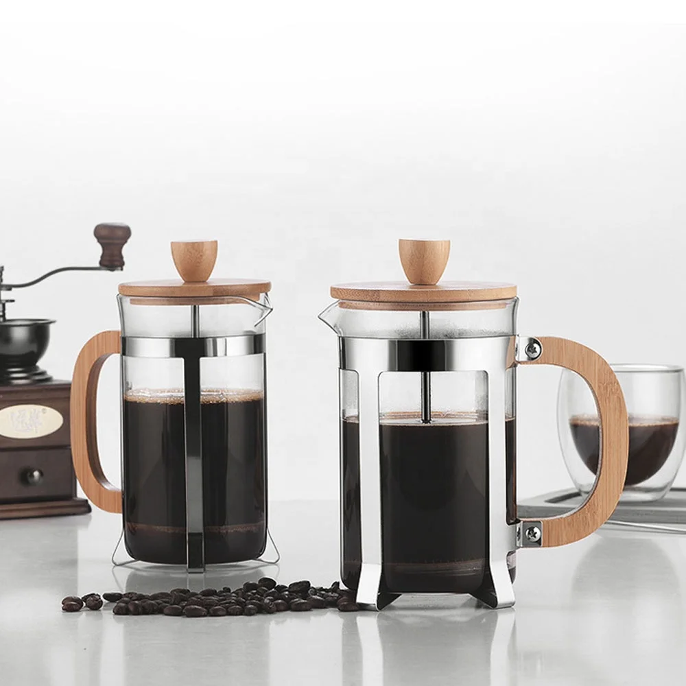 French Press Coffee Maker - 350/600ml Stainless Steel Pressing Pots Food