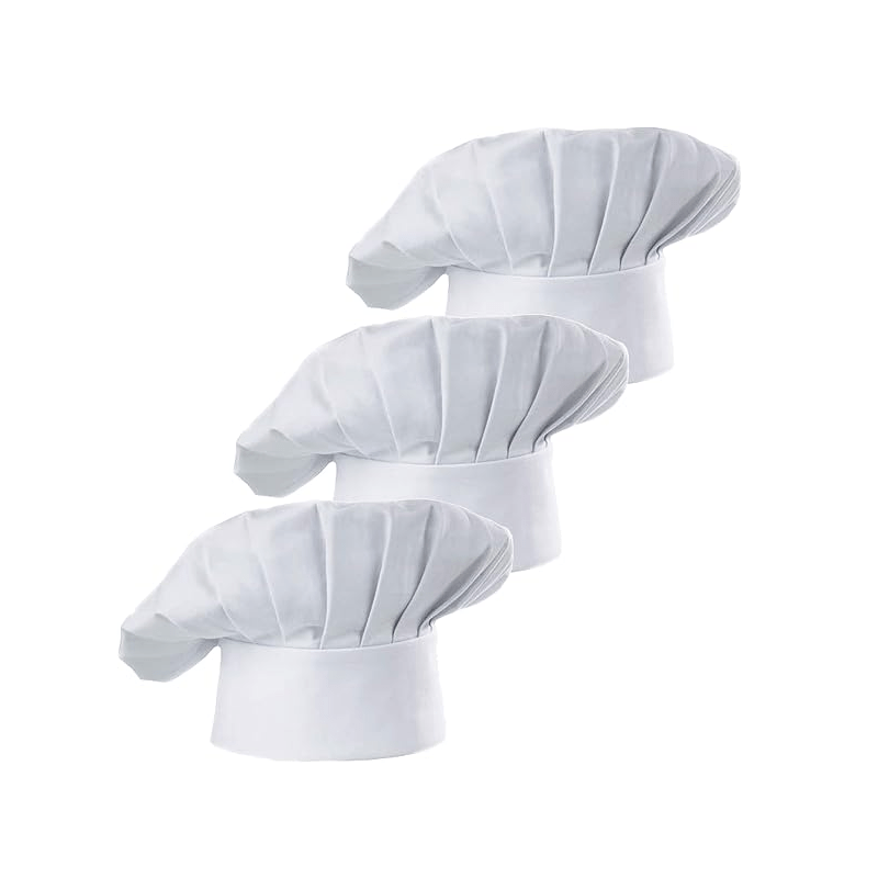 Kitchen Gadgets Sale - 3pcs Chef Hat Adult Adjustable Elastic