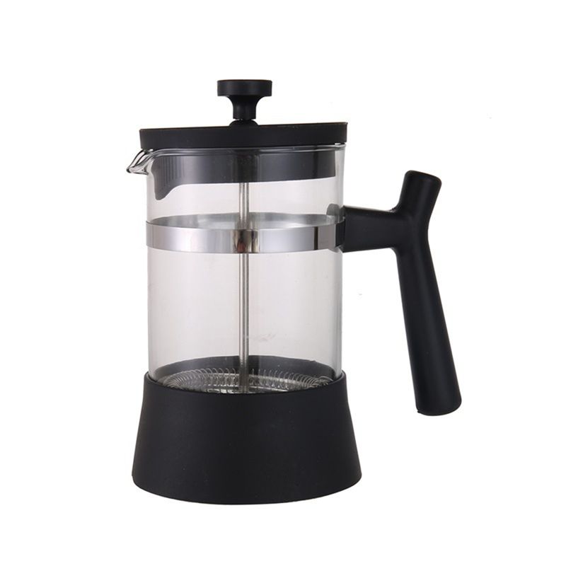 French Press Coffee Maker - [NEWA08R】 Hand-Crafted High Borosilicate French Press
