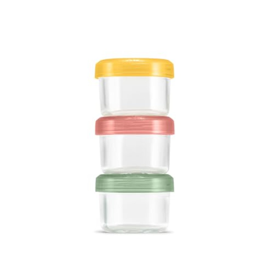 Food Storage Containers - Color Lock Glass Meal Prep Sets