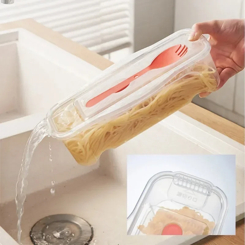 Kitchen Gadgets Sale - Microwave Pasta Cooking Box with Strainer