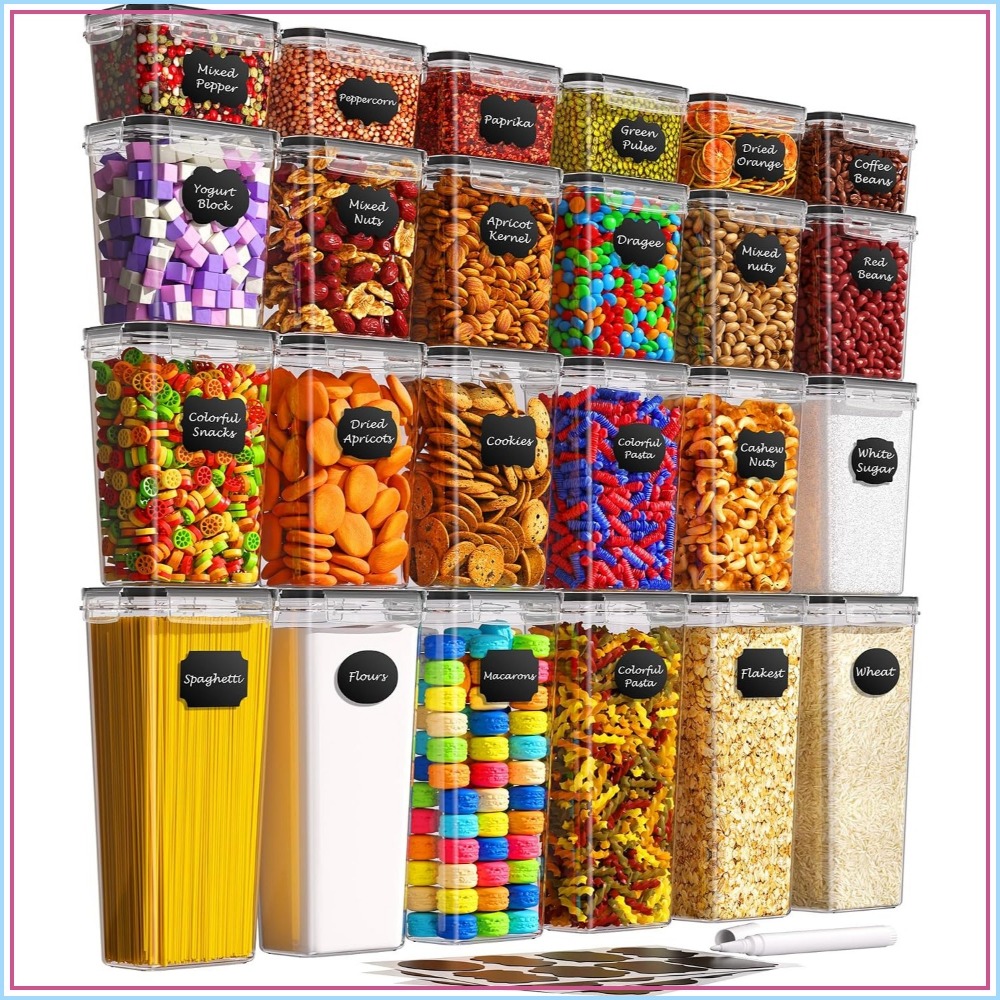 Food Storage Containers - 24 PCS Airtight Food Storage Containers