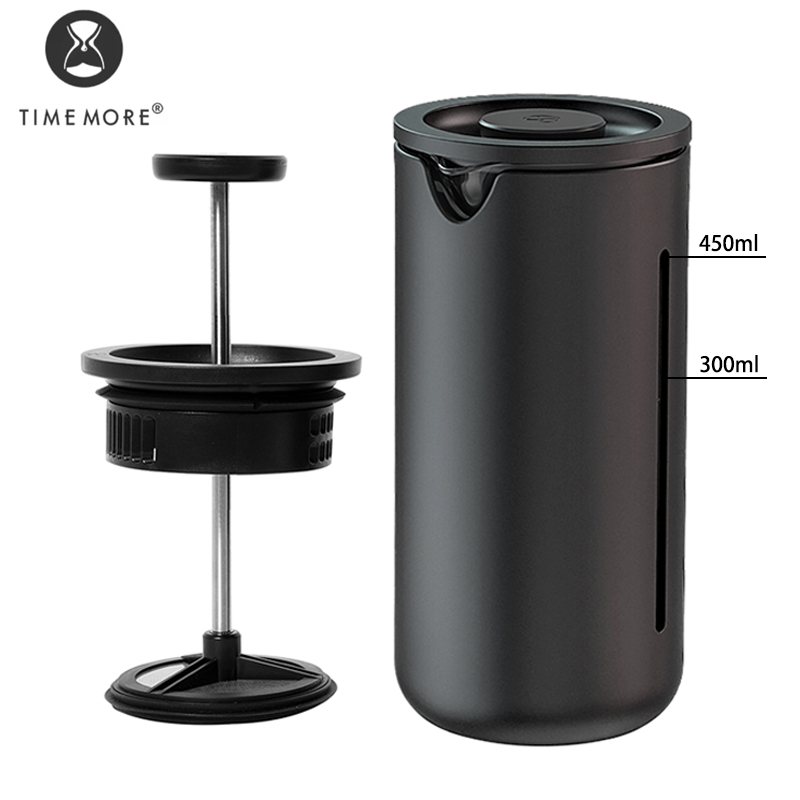 French Press Coffee Maker - TIMEMORE U French Press 450ml Borosilicate