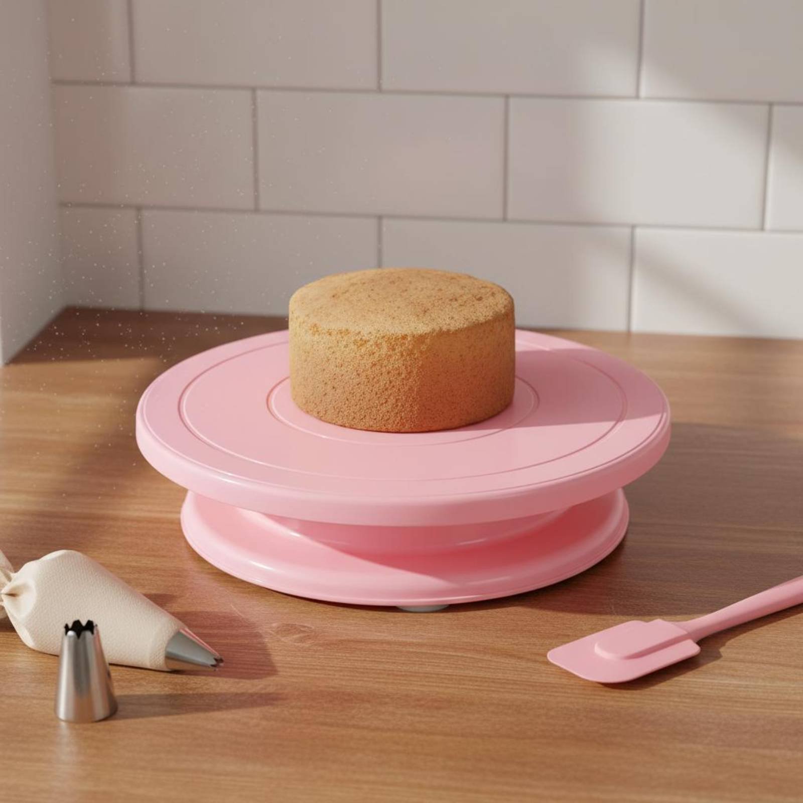 Cake Decorating Turntable - Cake Turntable Set Fluid 360° Rotation