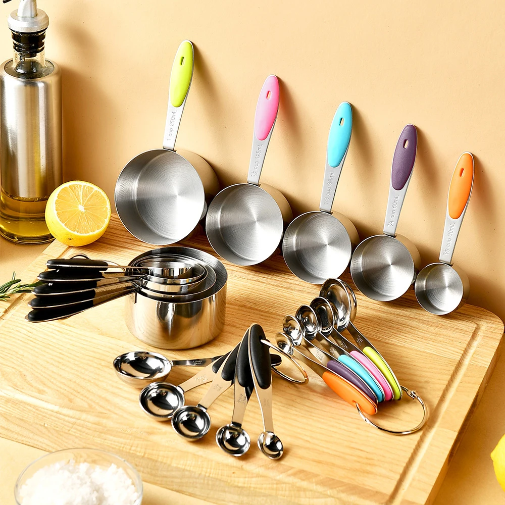 5/10Pcs Stainless Steel Measur - Kitchen Gadgets Ninja review and price