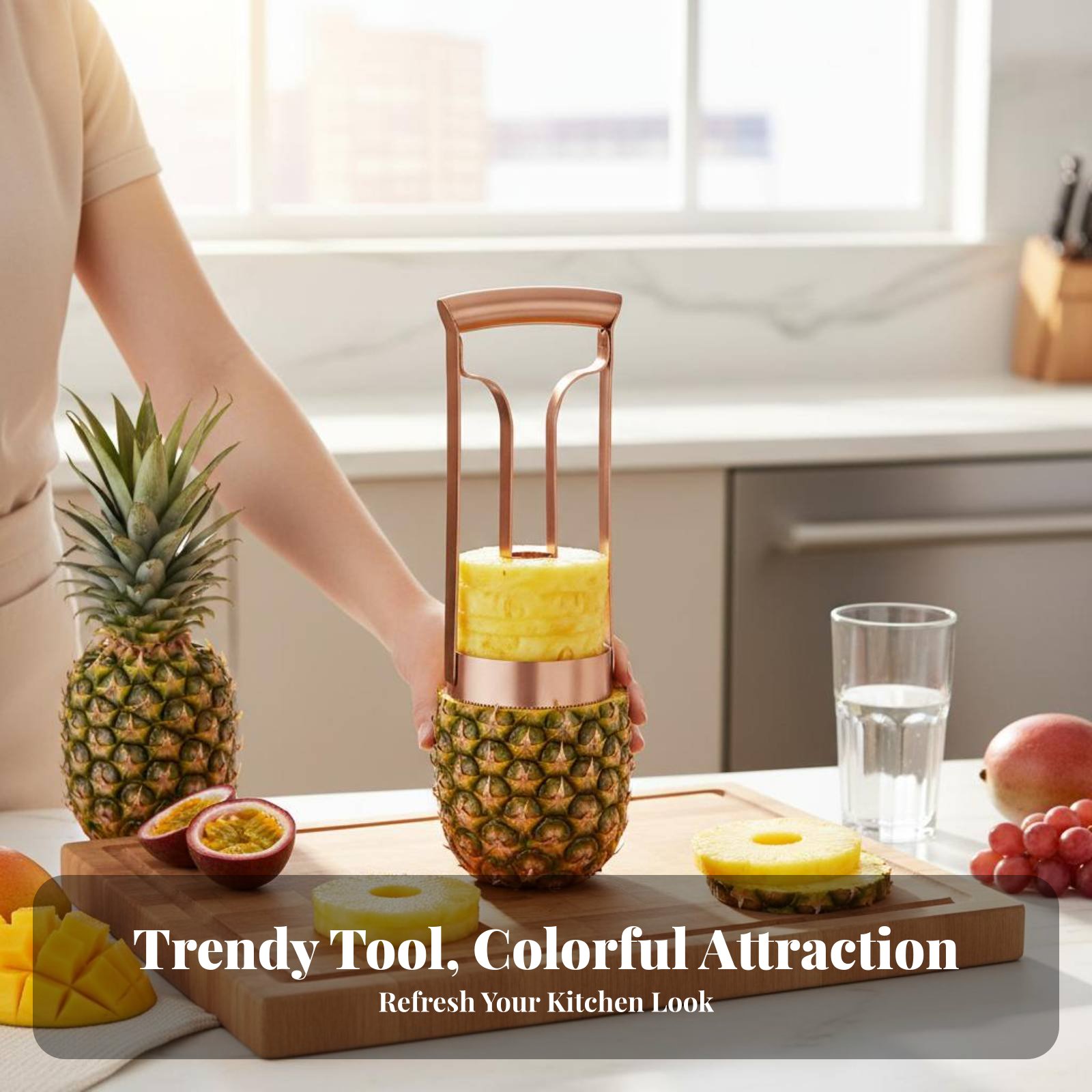 Stainless Steel Pineapple Cutt - Kitchen Gadgets Useful review and price