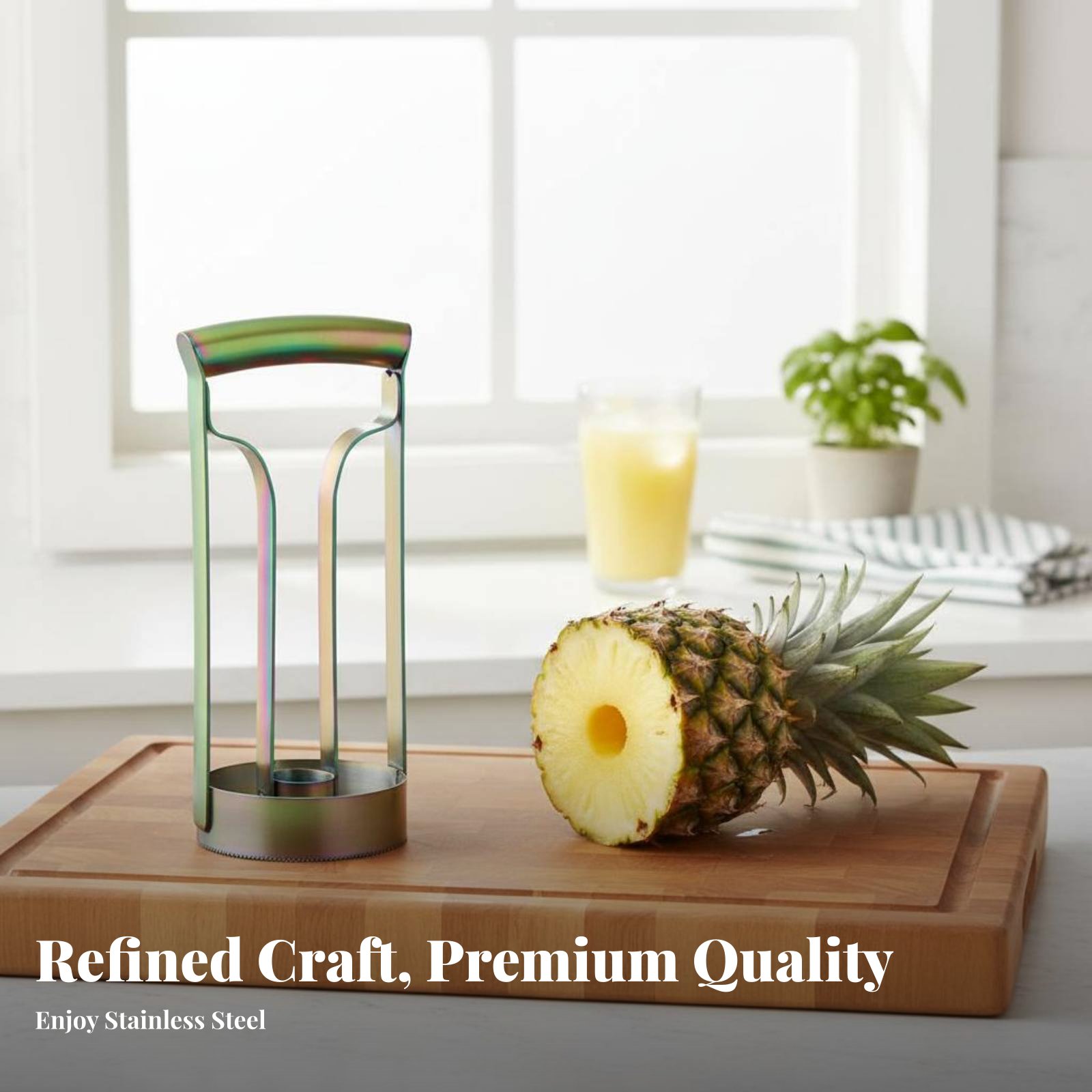 Stainless Steel Pineapple Cutt - Kitchen Gadgets Useful review and price