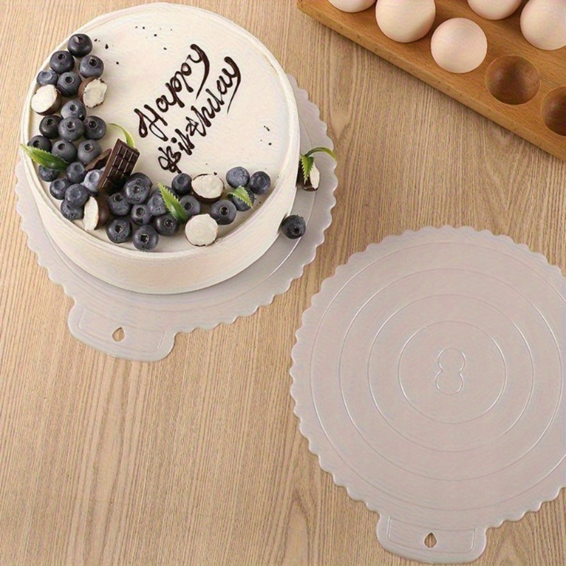 Reusable Plastic Round Cake Tr - Kitchen Gadgets Home Party review and price