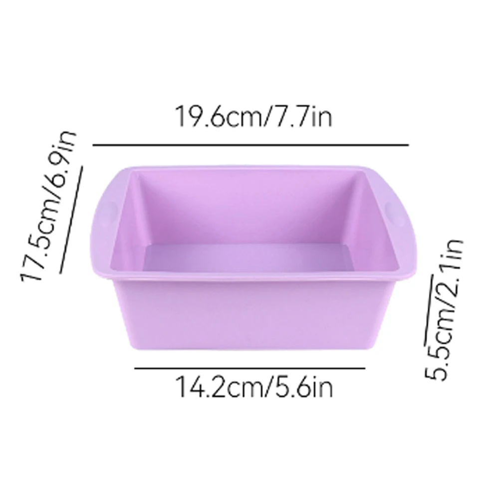 1/4Pcs Silicone Square Cake Mo - Kitchen Gadgets Ninja review and price