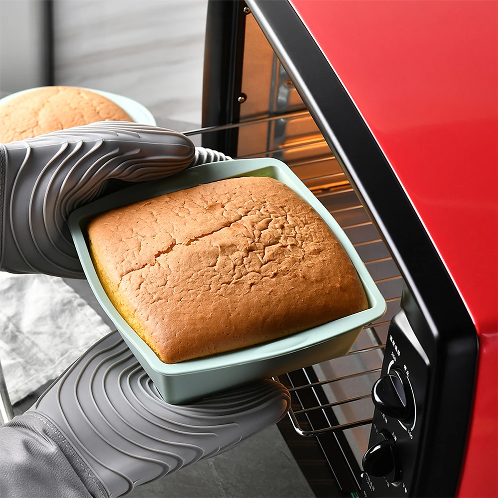 1/4Pcs Silicone Square Cake Mo - Kitchen Gadgets Ninja review and price