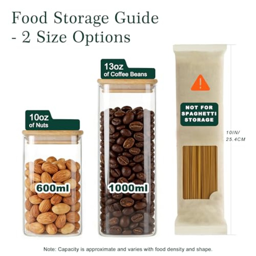 12-Pack Square Glass Storage J - Food Storage Containers review and price