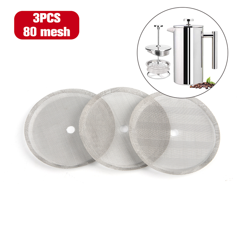 3 PCS of reusable stainless st - French Press Coffee Maker review and price
