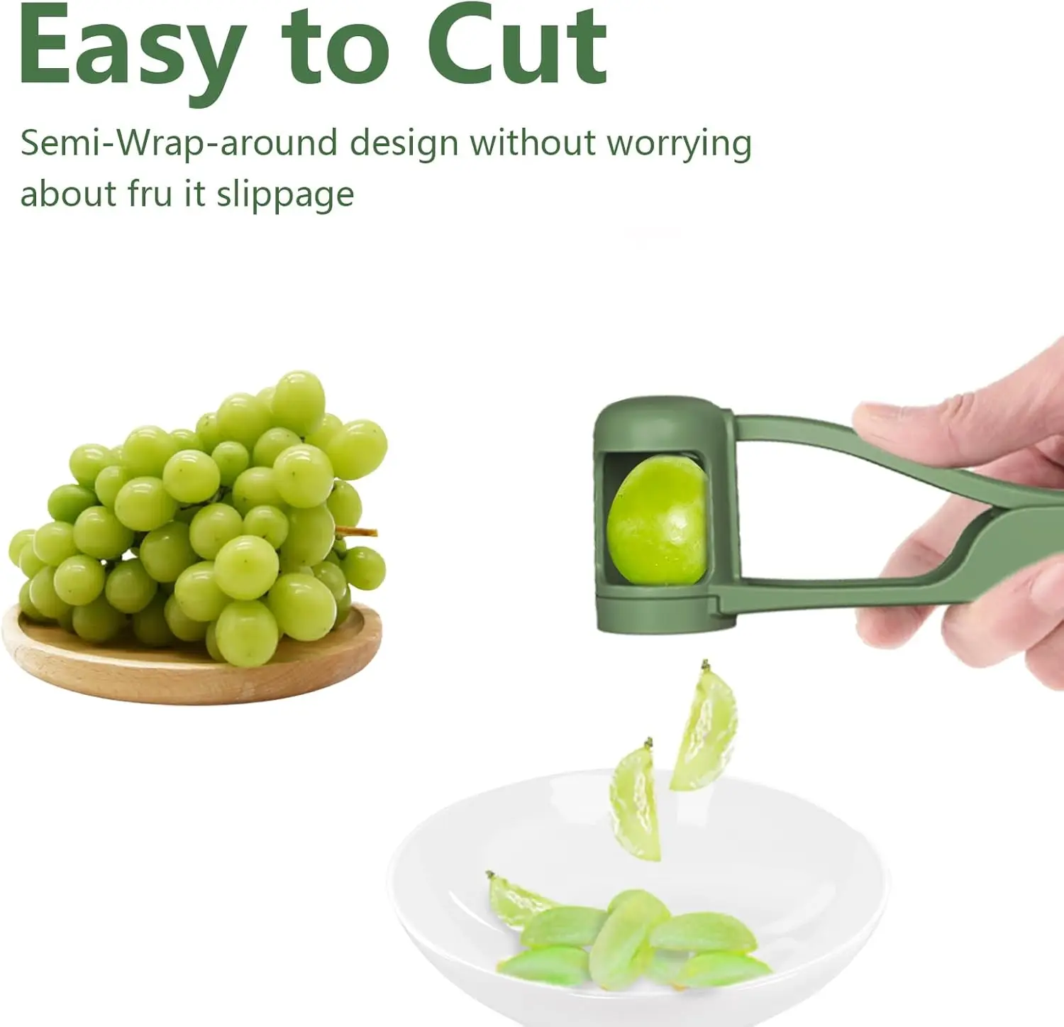 Green Grape Cutter for Toddler - Kitchen Gadgets Green review and price