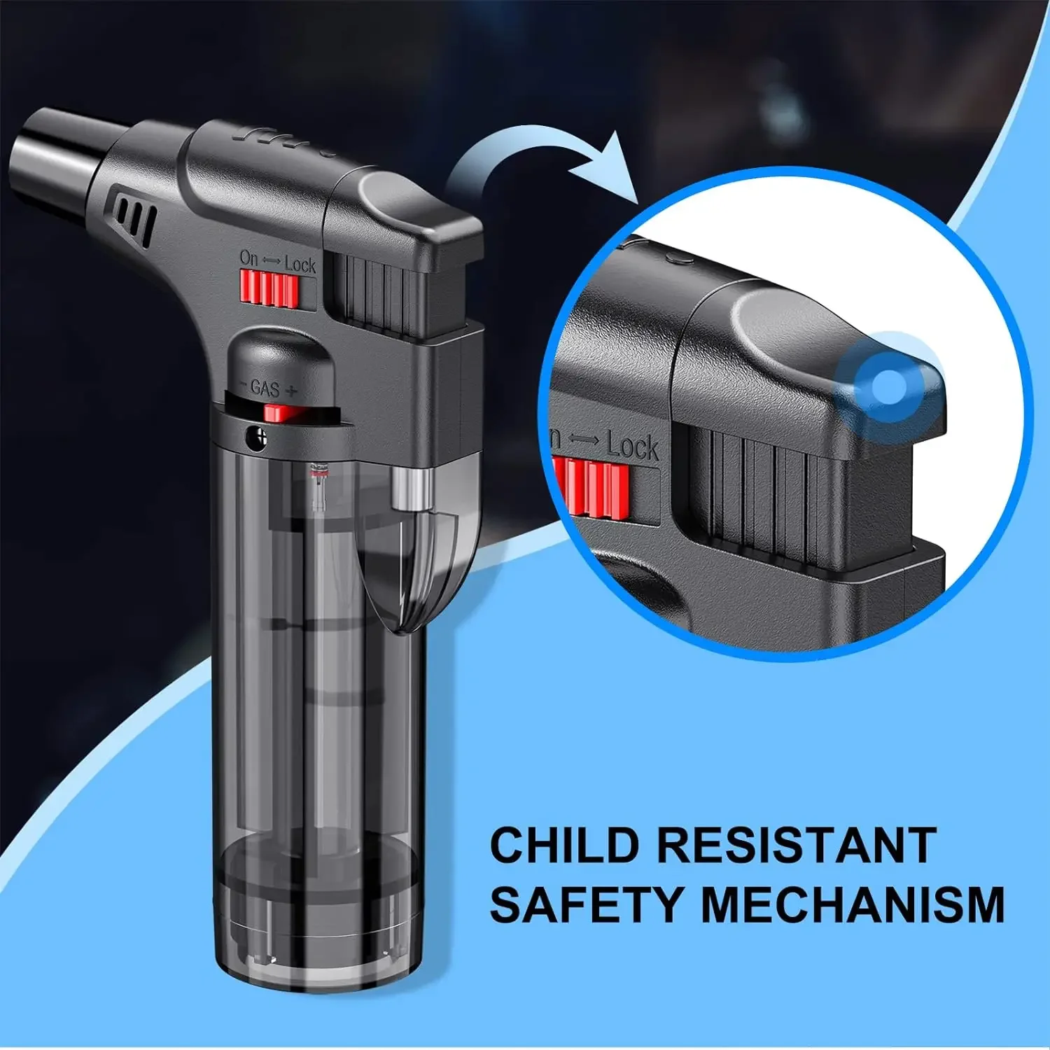 4-pack torch lighters, windpro - Kitchen Gadgets Ninja review and price