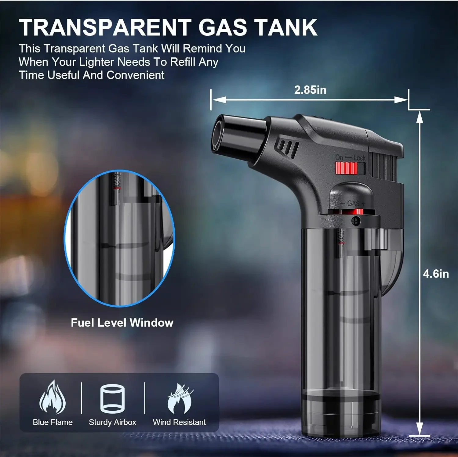 4-pack torch lighters, windpro - Kitchen Gadgets Ninja review and price