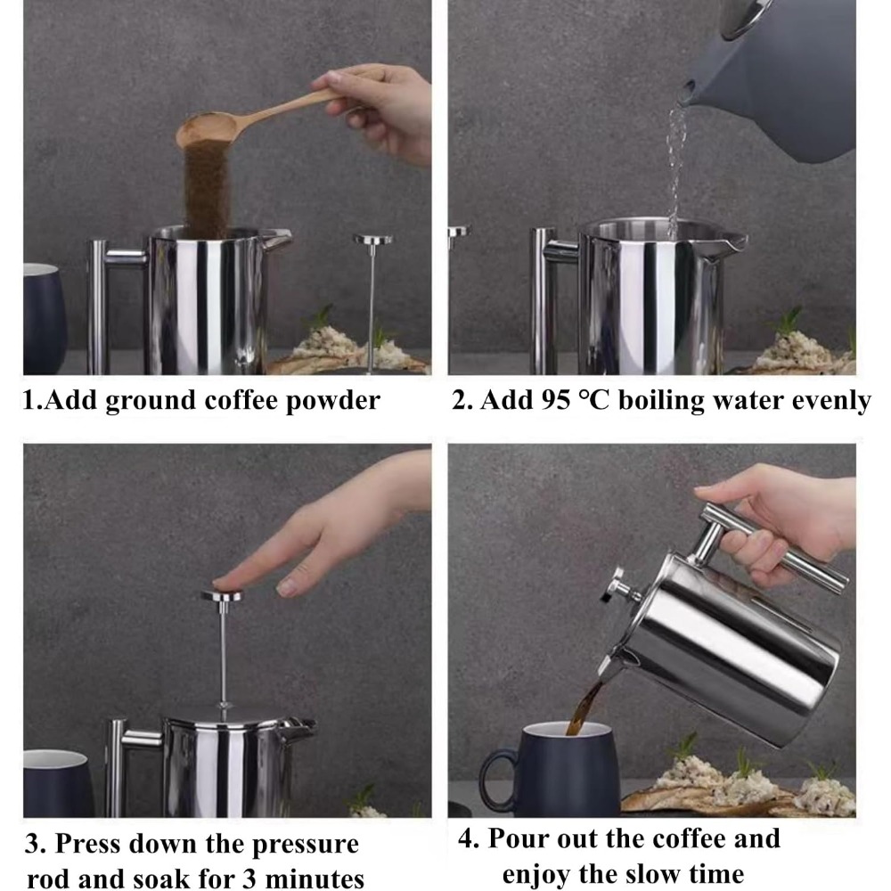 French Press Coffee Maker, 304 - French Press Coffee Maker review and price