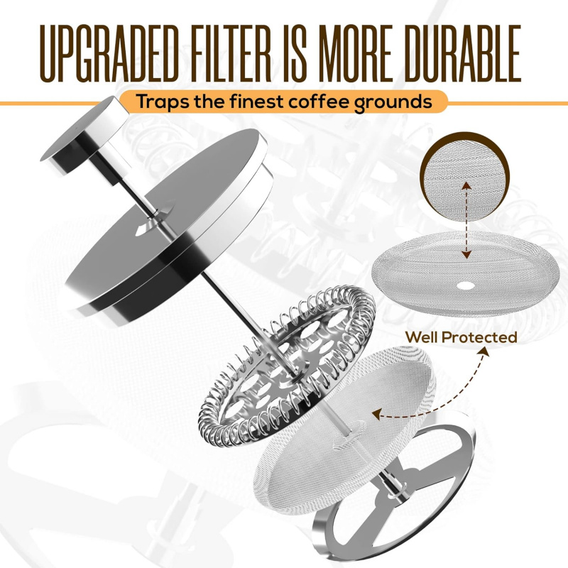 304 Grade Stainless Steel Fren - French Press Coffee Maker review and price