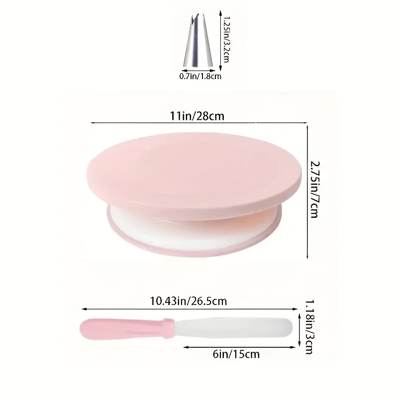 32PCS Cake Decorating Kit with - Cake Decorating Turntable review and price