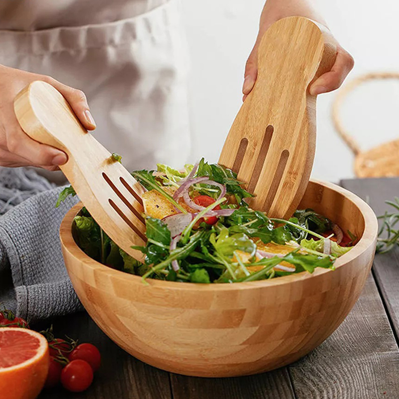2Pcs Salad Hands Bamboo Salad  - Kitchen Helper Gadgets review and price