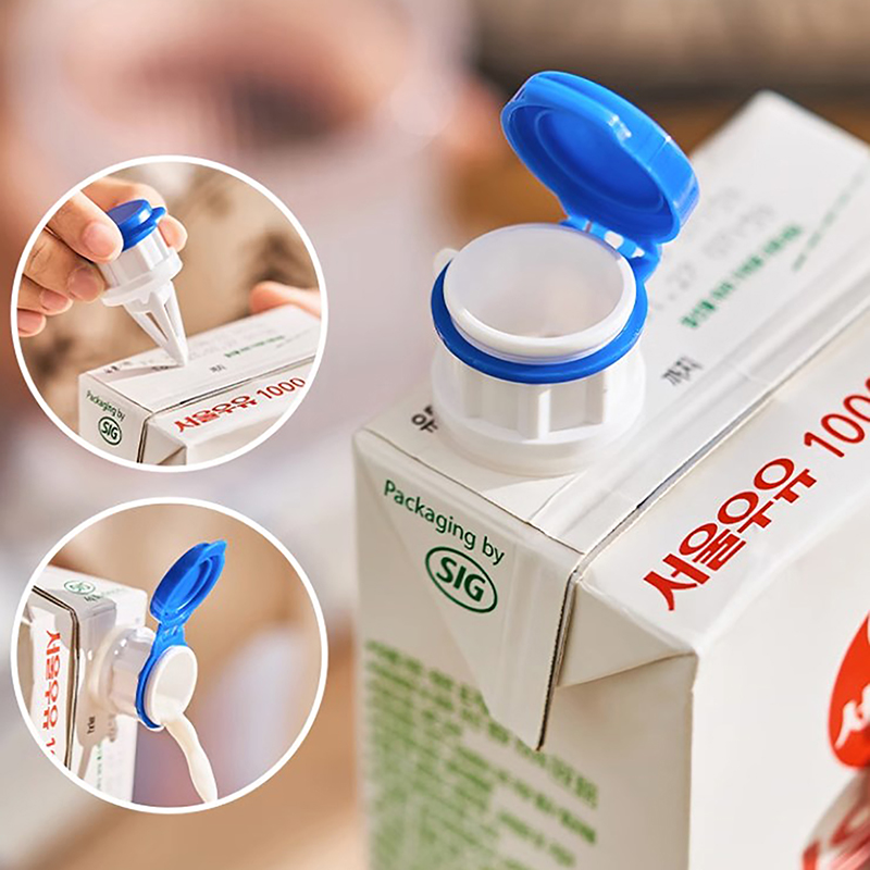 Boxed Milk Sealing Lid Fresh K - Kitchen Helper Gadgets review and price