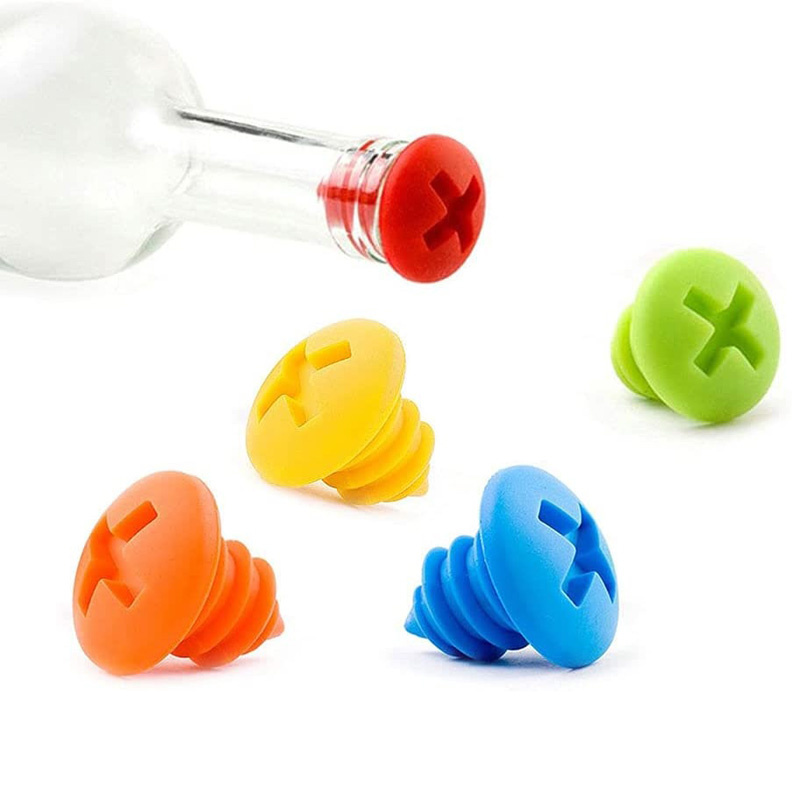200Pcs Silicone Red Wine Stopp - Kitchen Gadgets Home Party review and price