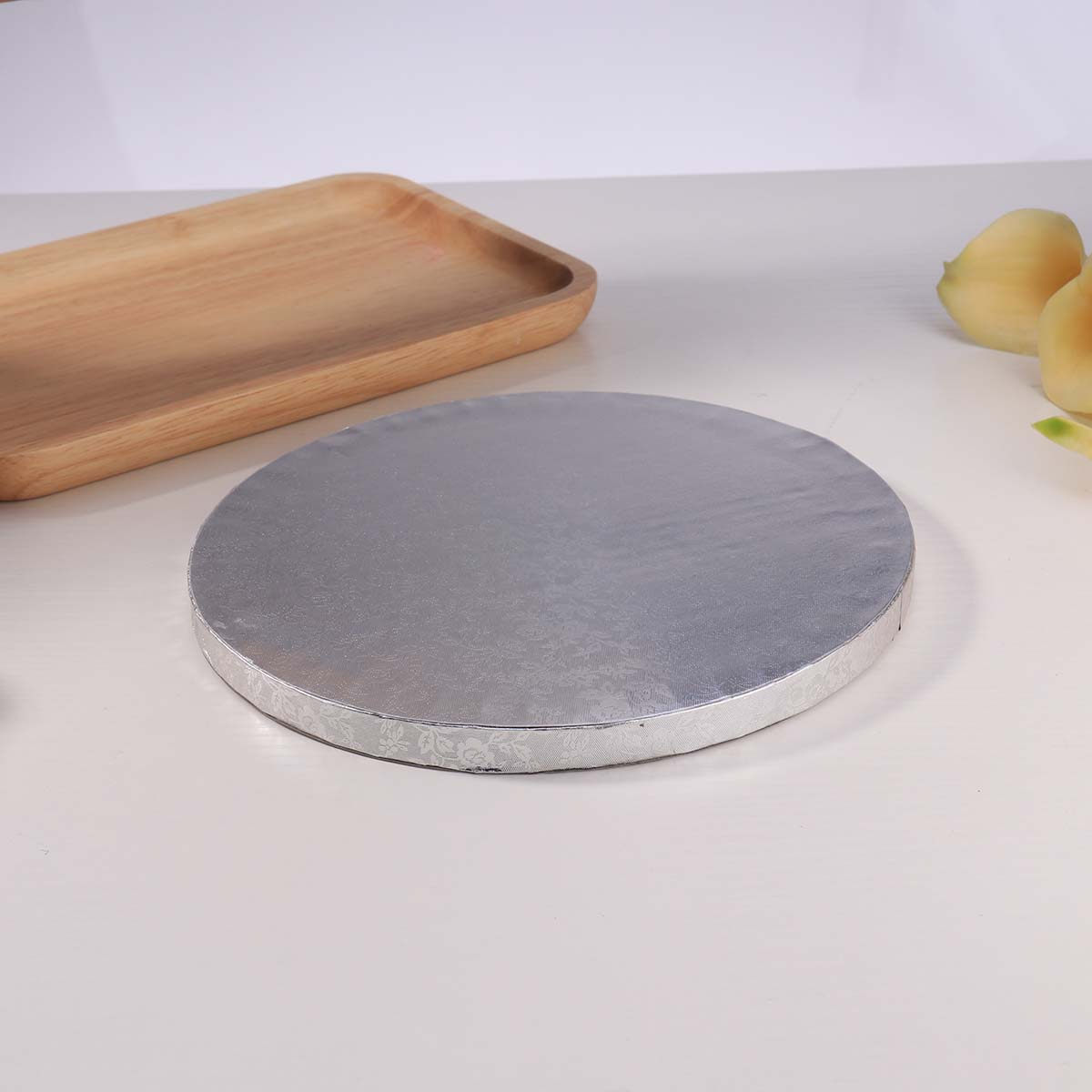 8 Inch Round Silver Board For  - Cake Decorating Turntable review and price
