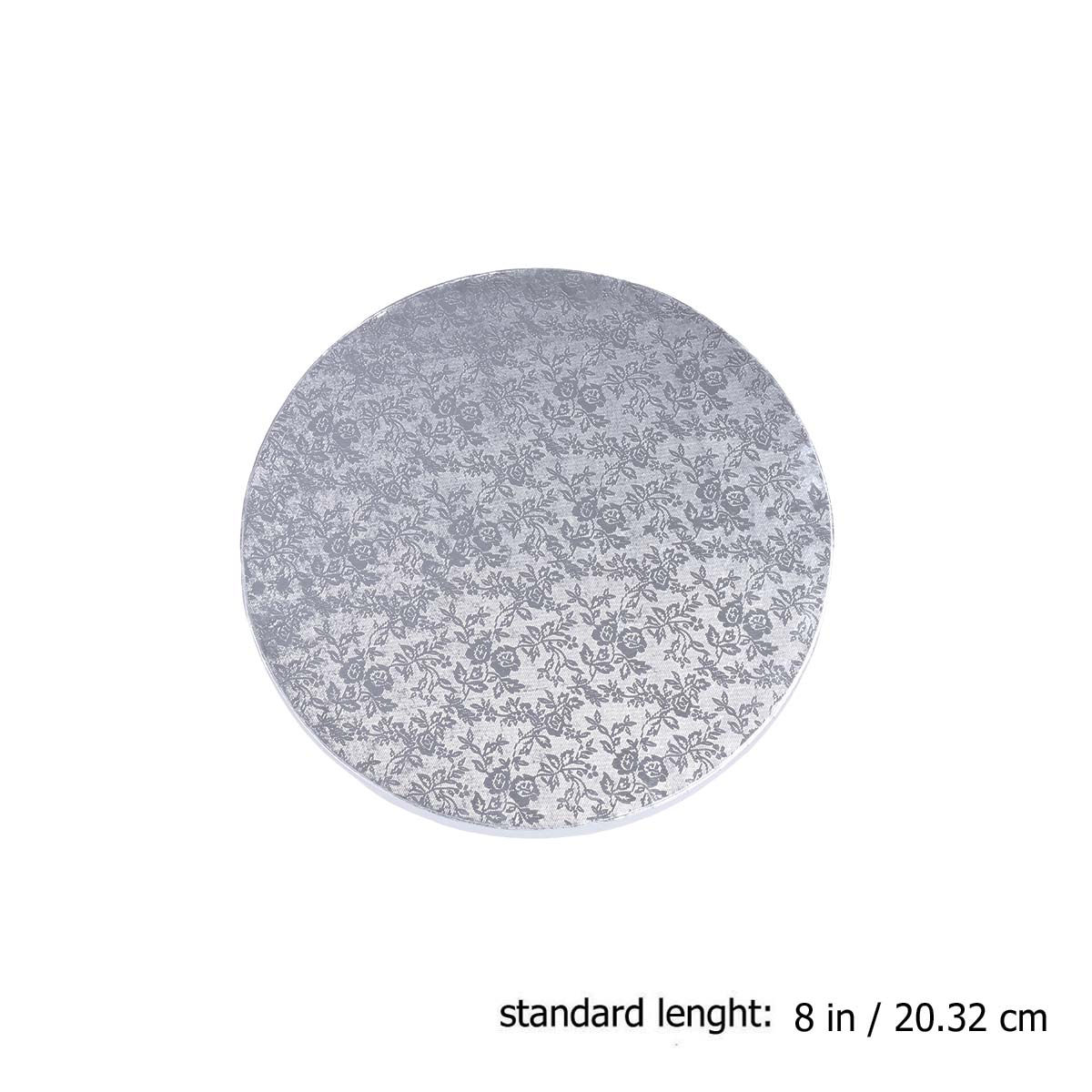 8 Inch Round Silver Board For  - Cake Decorating Turntable review and price