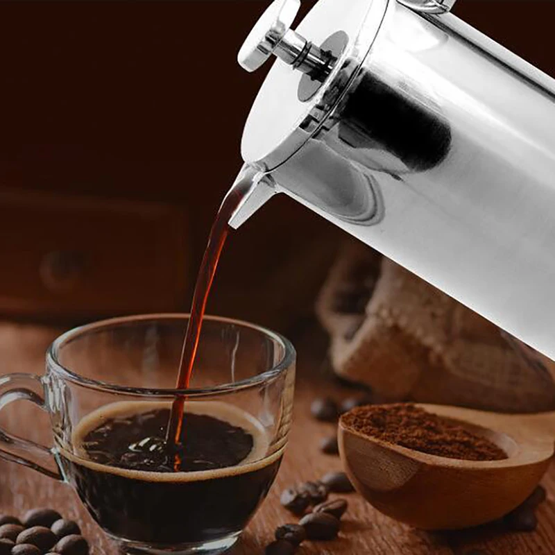 Double Walled Insulated Coffee - French Press Coffee Maker review and price
