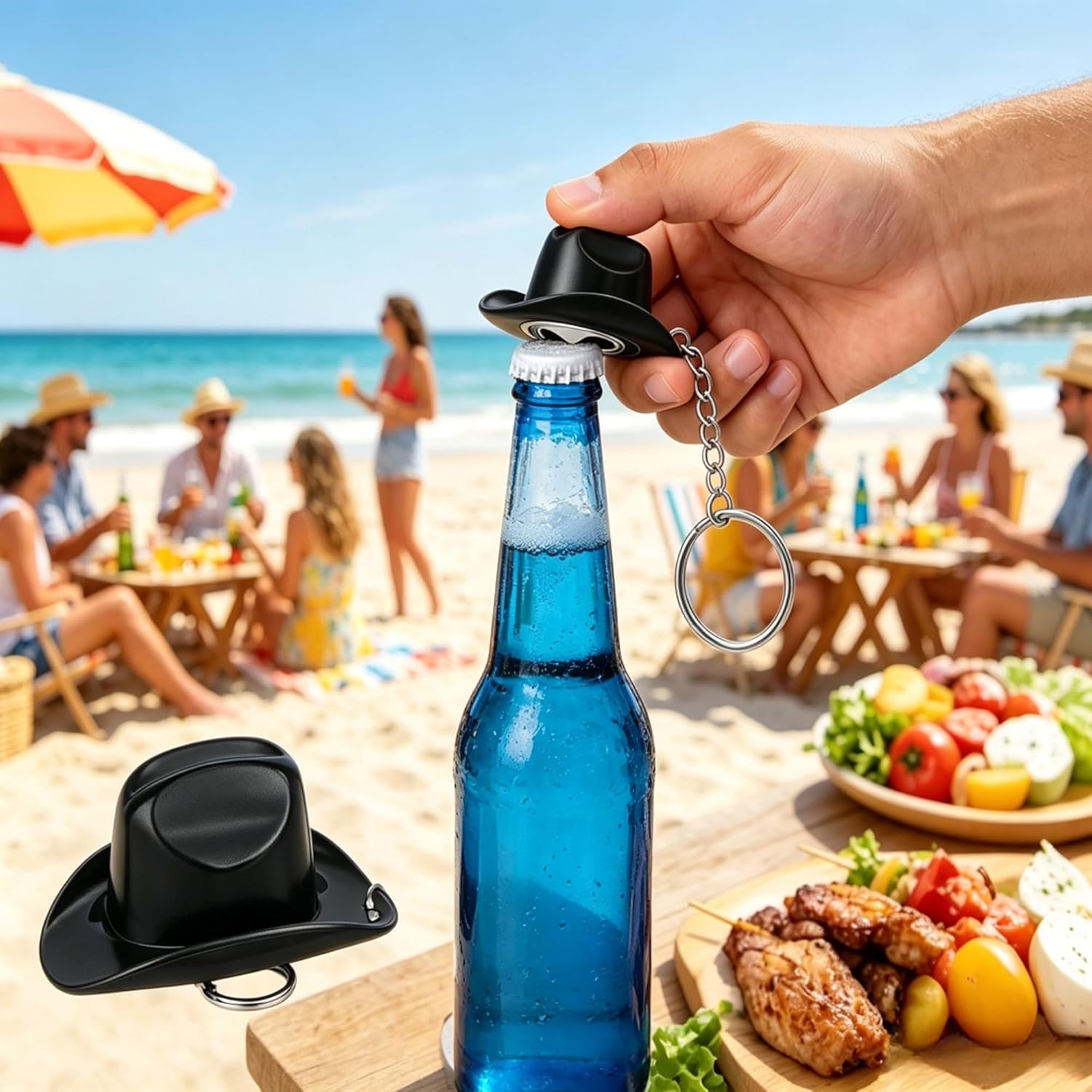 2 PCS Cowboy Hat Design Bottle - Kitchen Gadgets Home Party review and price