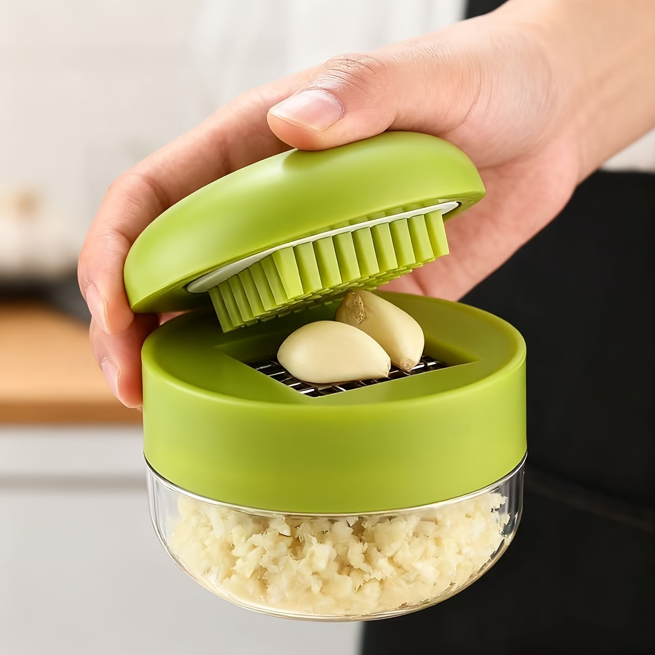 1-Piece Garlic Chopper Manual  - Kitchen Gadgets Green review and price
