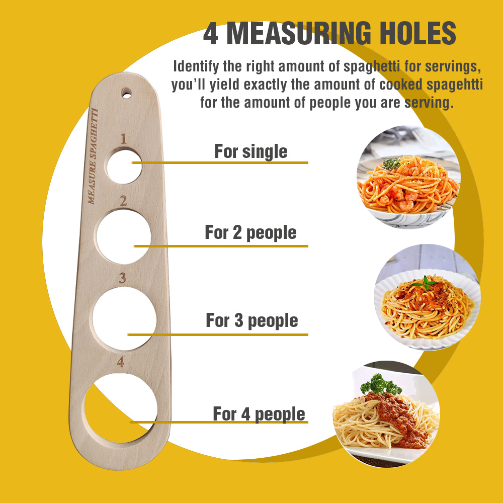 Wooden Pasta Measurer Spaghett - Pasta Measuring Tool review and price
