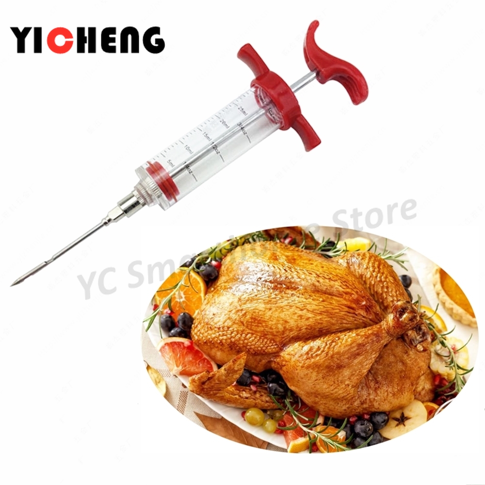 1Pcs Marinade Injector Seasoni - Kitchen Helper Gadgets review and price