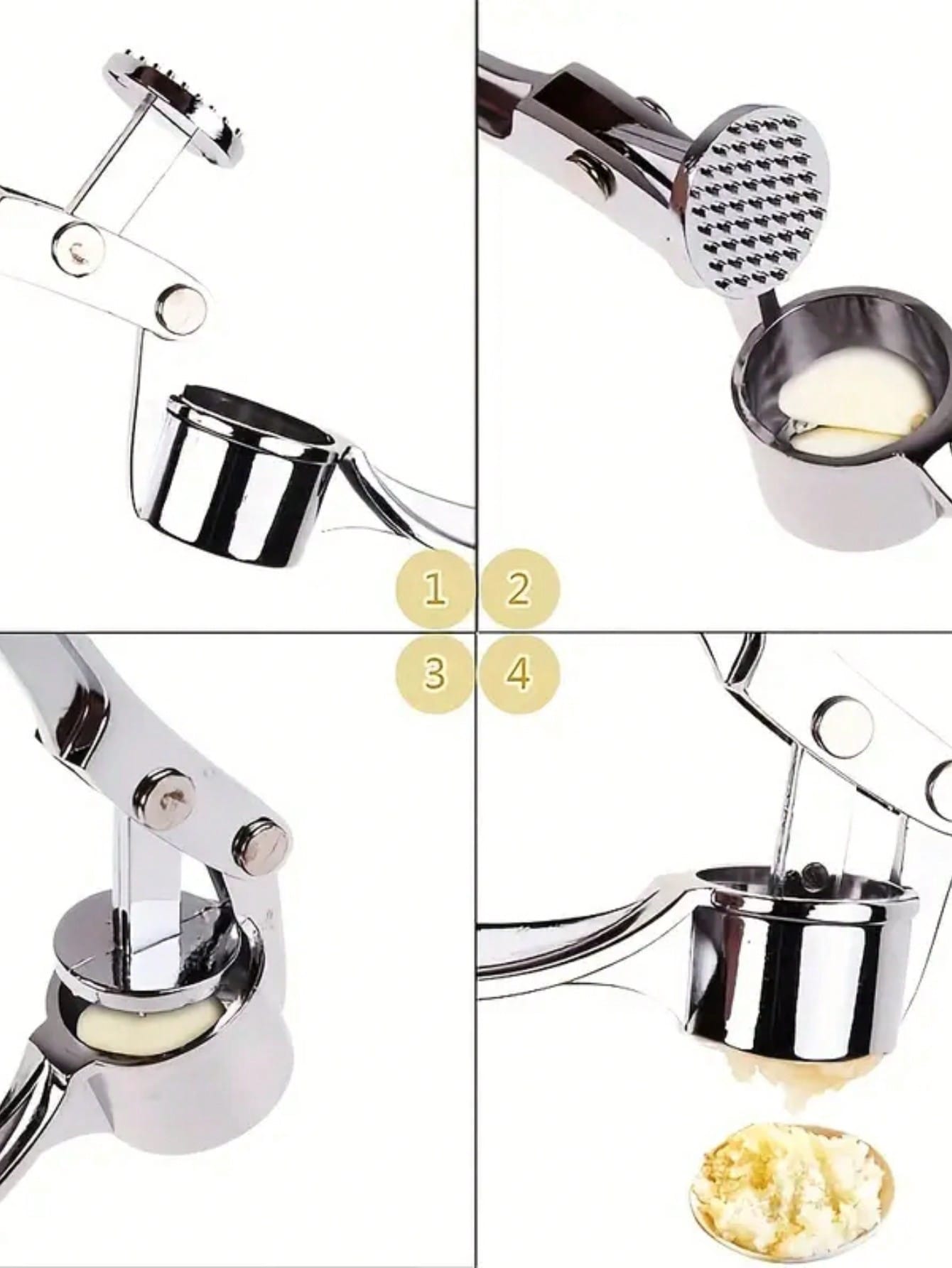 Kitchen Garlic Press Crusher M - Kitchen Gadgets Ninja review and price