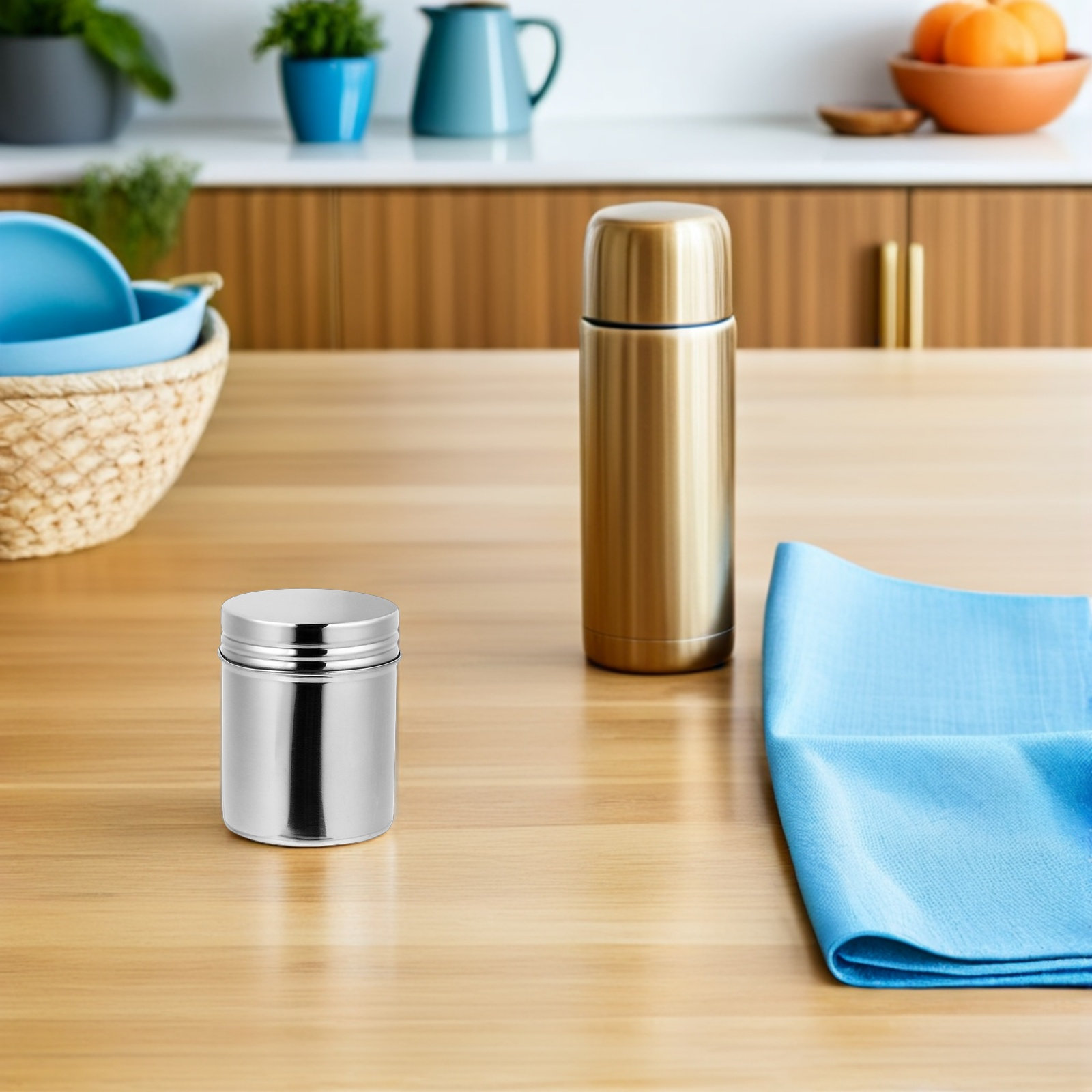 2Pcs Stainless Steel Canisters - Food Storage Containers review and price