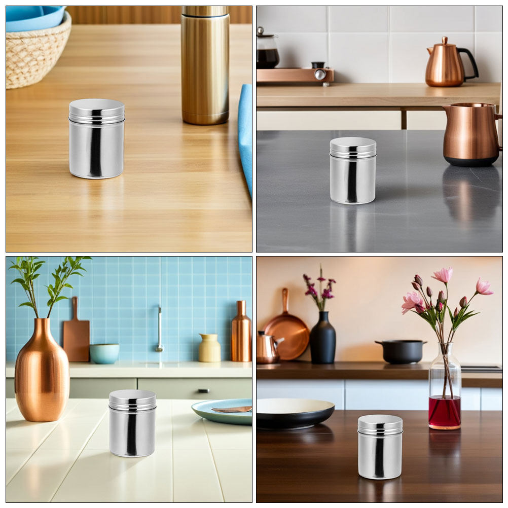 2Pcs Stainless Steel Canisters - Food Storage Containers review and price