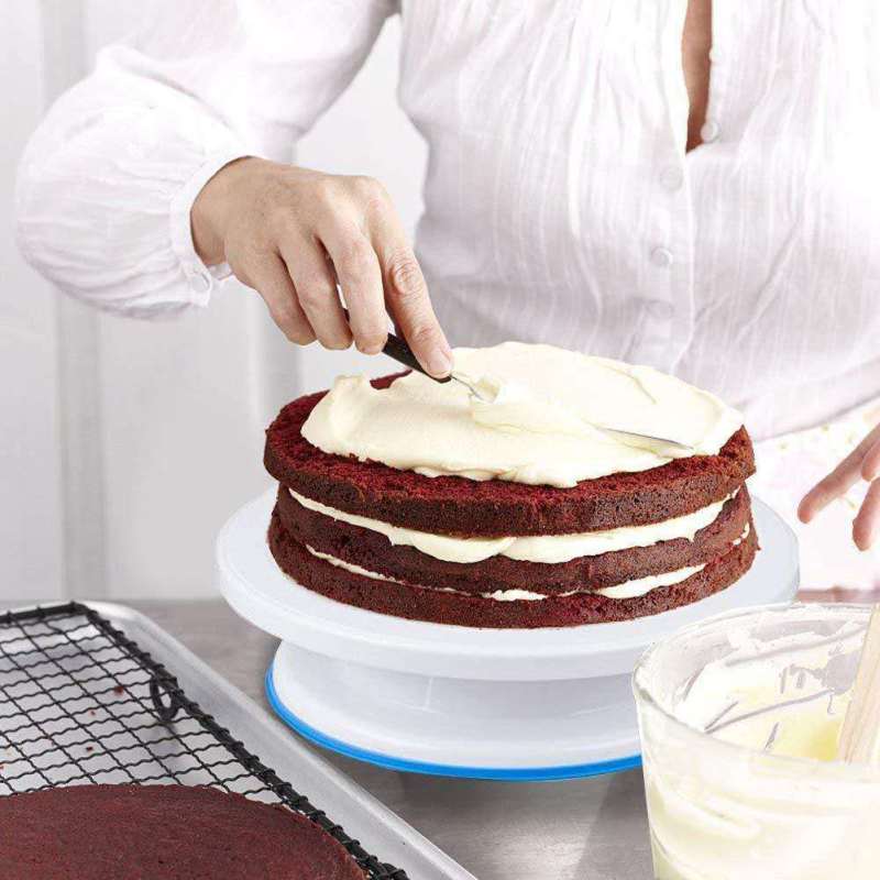 Cake Turntable Set Icing Smoot - Cake Decorating Turntable review and price