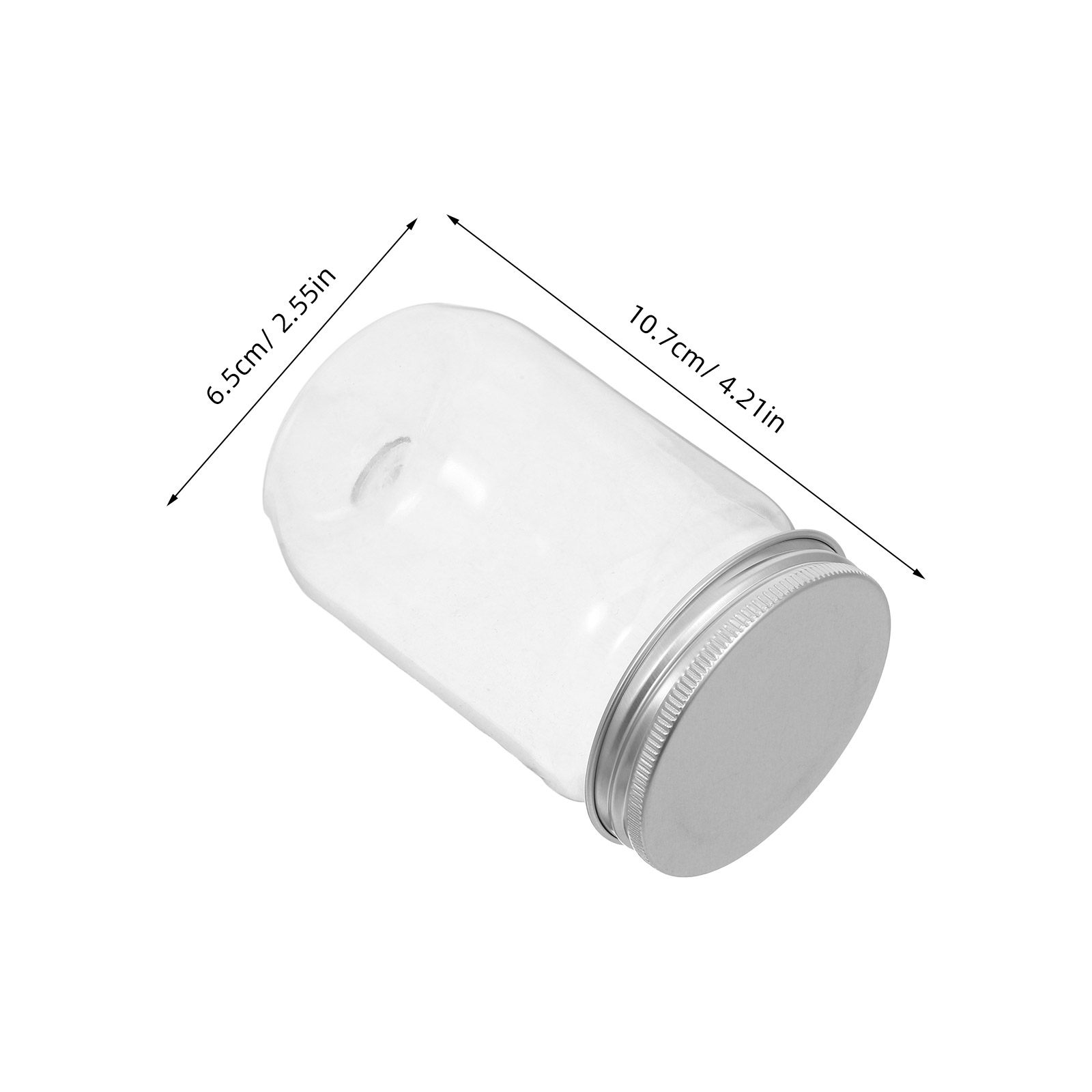 6Pcs Clear Plastic Mason Jars  - Food Storage Containers review and price