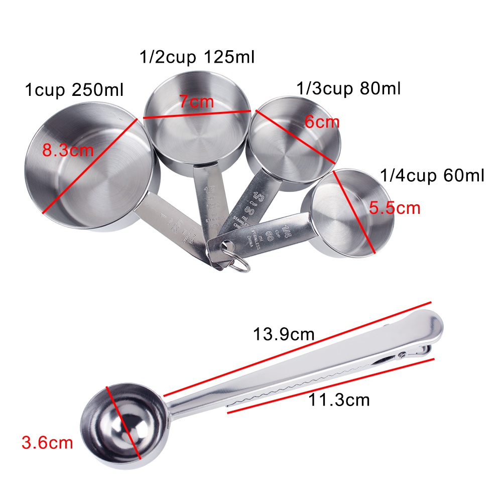 Stackable Measuring Cups and S - Kitchen Gadgets Ninja review and price