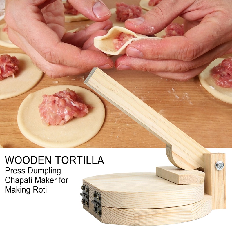 Wood Tortilla Dumpling Skin Ma - Kitchen Gadgets Roti Maker review and price