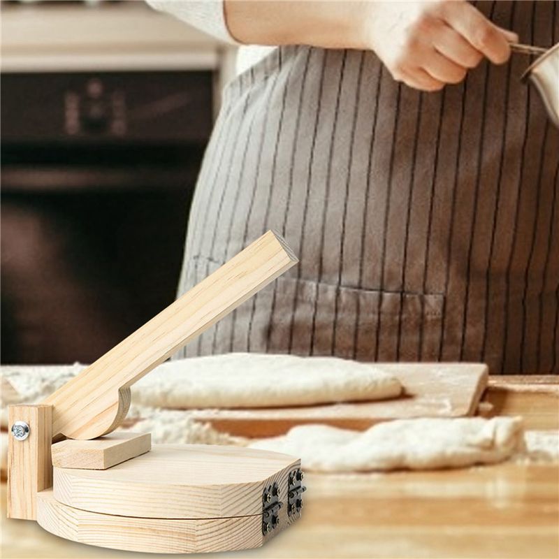 ABUL-2X Wood Tortilla Press Du - Kitchen Gadgets Roti Maker review and price